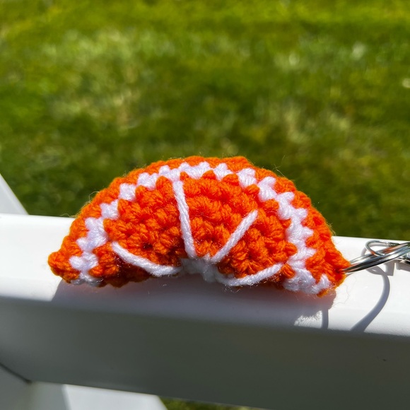 3/$20 Hand Crocheted Fruit Slice Keychain & Bag Charm! - Picture 7 of 17